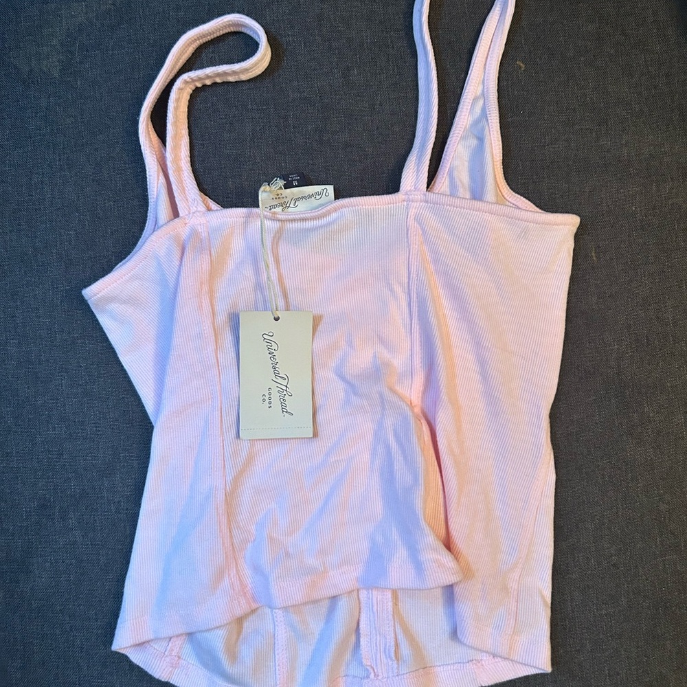 Target Pink Ribbed Camisole